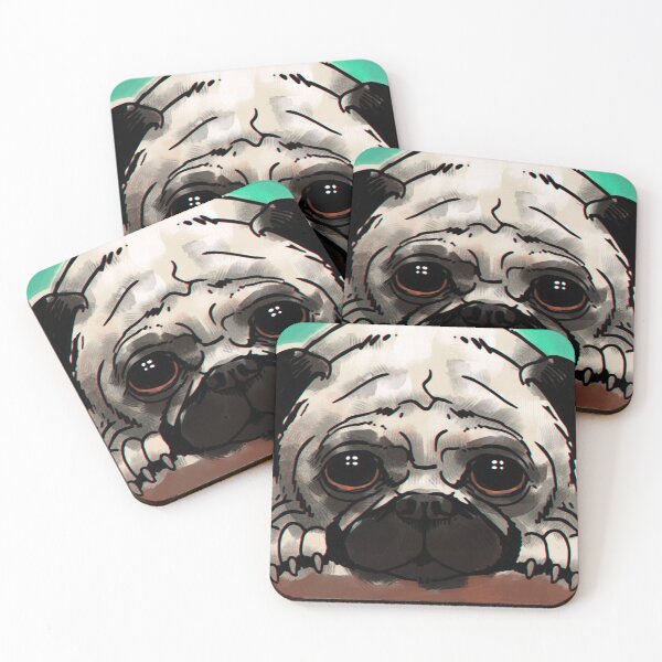 Item preview, Big Weird Pug Face designed and sold by silverman00.