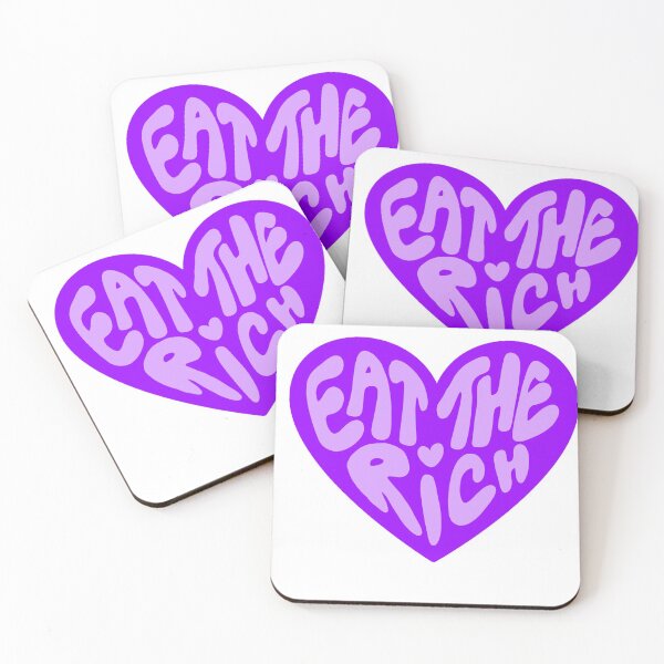 Item preview, Purple Eat the Rich designed and sold by LastMilkshake.