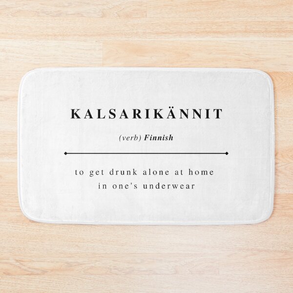 Item preview,  Kalsarikännit - untranslatable funny word designed and sold by fjakaseason.