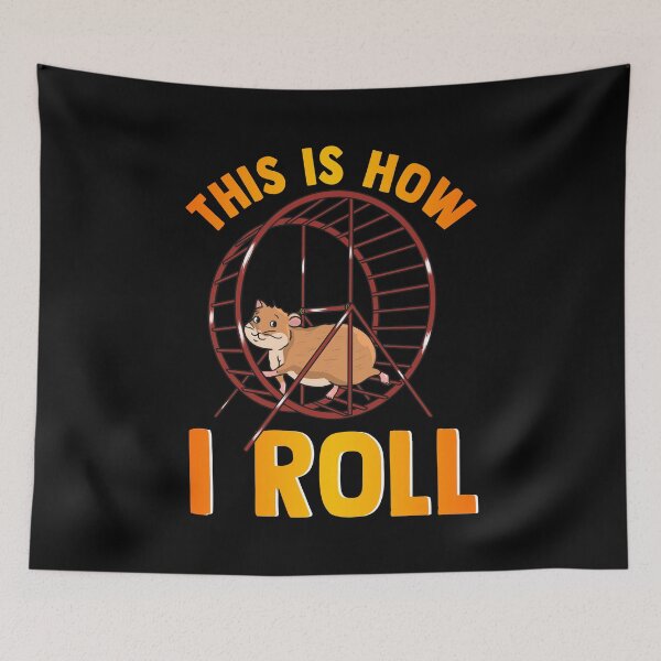 Item preview, Funny This Is How I Roll Cute Pet Hamster Pun designed and sold by perfectpresents.