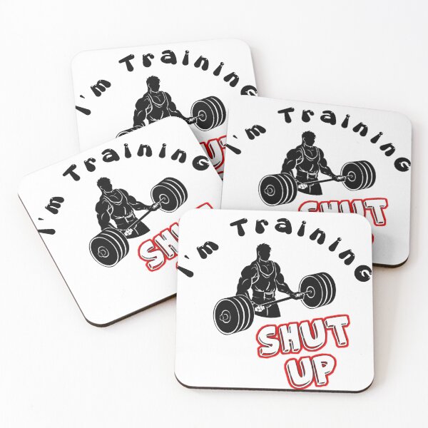 Item preview, Gym And Fitness I'm Training Shut Up T-Shirt designed and sold by Magic-Offers.