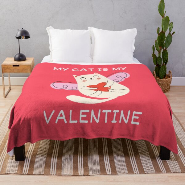 Item preview, My Cat Is My Valentine Cat Lover III designed and sold by Lemon Pepper.