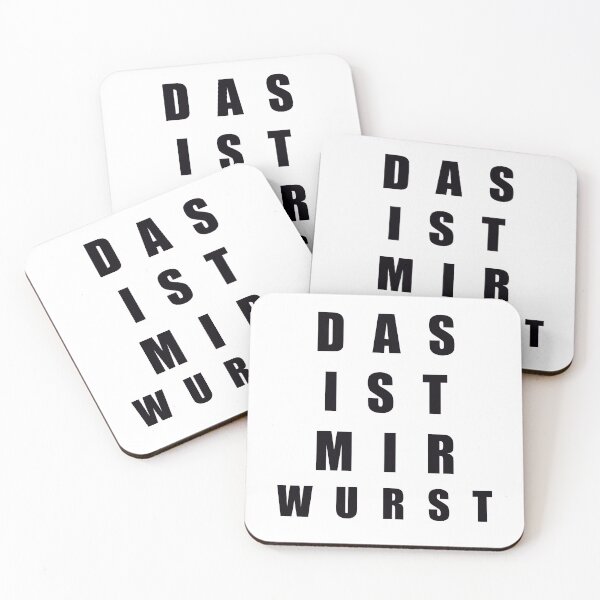 Item preview, DAS IST MIR WURST, I DON'T CARE designed and sold by LadyKandis.