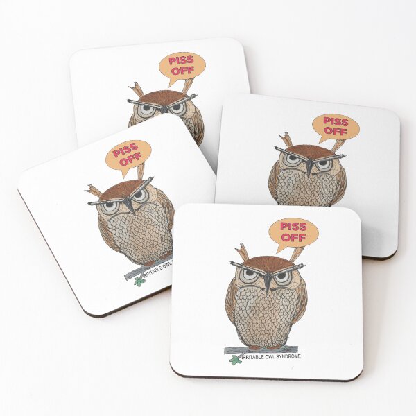 Item preview, Irritable Owl Syndrome, Osbert Owl, Bird, bird of prey designed and sold by PaulRaynor.