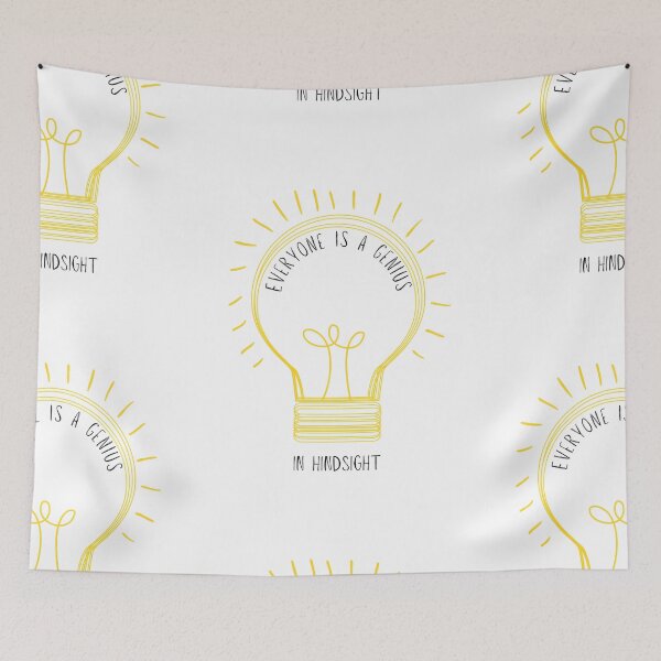 Item preview, Everyone Is A Genius In Hindsight | Captain designed and sold by itsokaybyme.