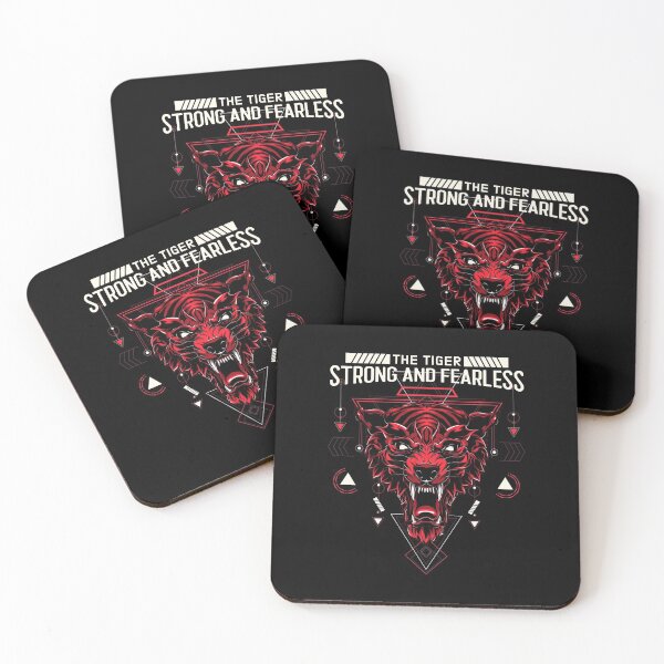 Item preview, The Tiger - Strong and Fearless Red designed and sold by ChaseCoClothing.