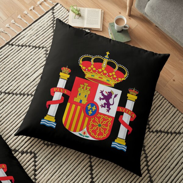 spain coat of arms escudo españa Floor Pillow