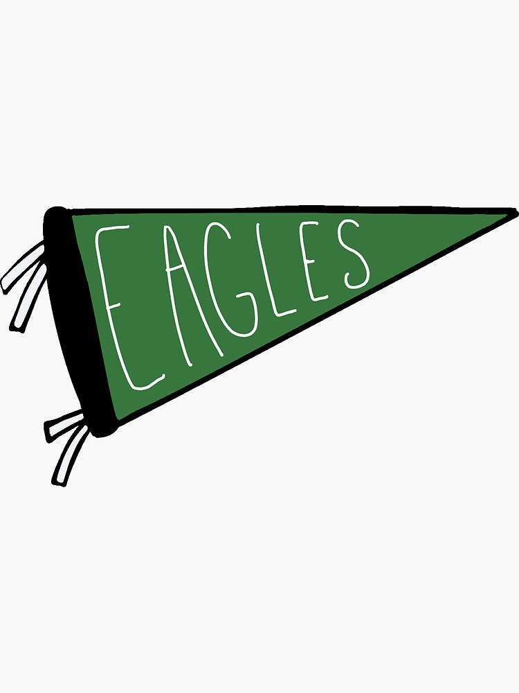 Eagles pennant ' Sticker for Sale by Mpayne2000