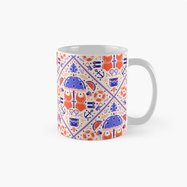 Aperçu de l'œuvre Motif damassé réinventé - Retro Summer Girl créée et vendue par Simplulina.