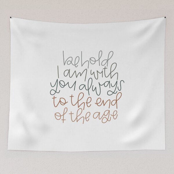 Item preview, I am With You Always designed and sold by ahandsomecarrot.