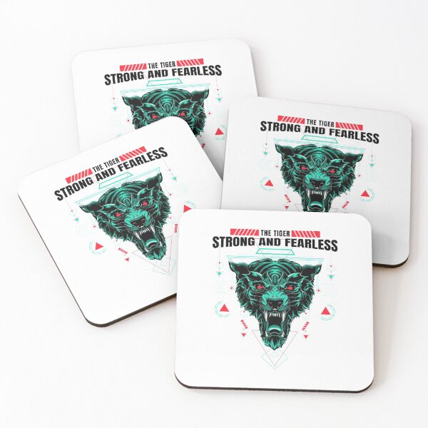 Item preview, The Tiger - Strong and Fearless Red designed and sold by ChaseCoClothing.