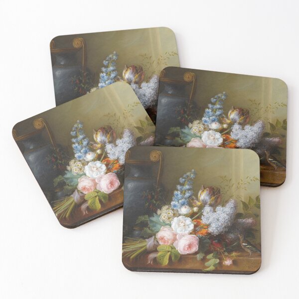 Item preview, Blush Roses, Cornelis van Spaendonck  (1756-1840) designed and sold by queen-consort.