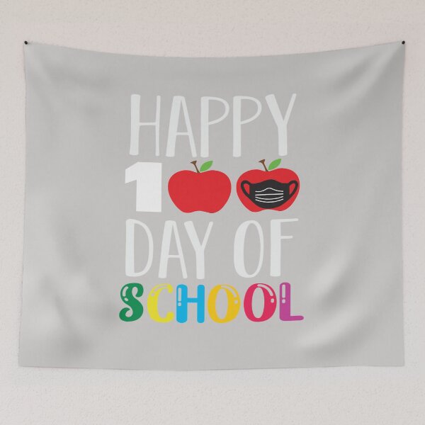 Item preview, Happy 100th Day of School Kindergarten Teacher and Student  designed and sold by GINIART.