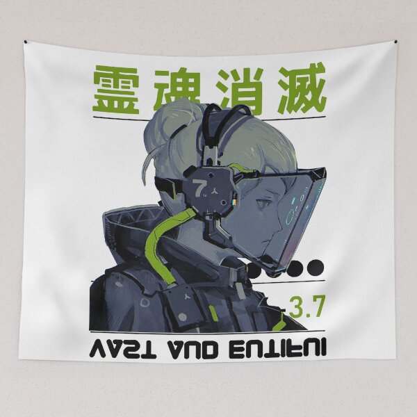 Item preview, Cyberpunk Cyborg Vaporwave Girl Futurist Urban Style designed and sold by OWLvision33.