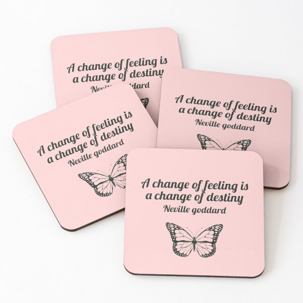 Item preview, A change of feeling is a change of destiny, Neville goddard quote. designed and sold by Theleochick.