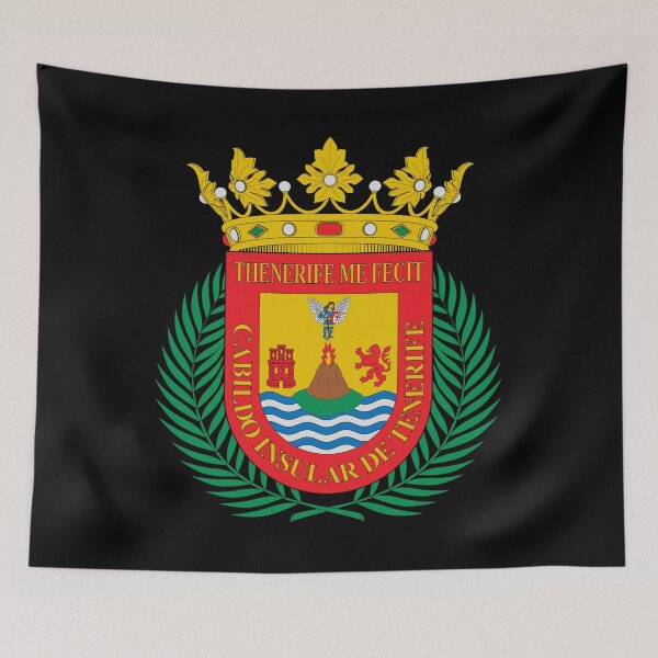 Item preview, tenerife coat of arms flag designed and sold by mikoala50.
