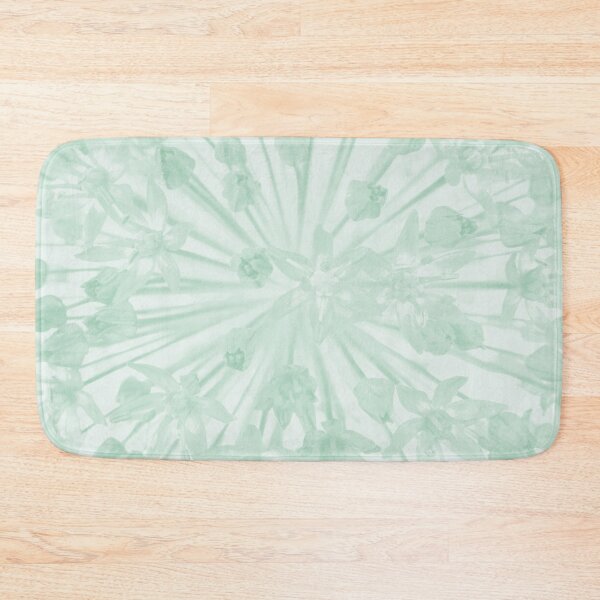 Item preview, Abstract Allium  Aquamarine White Flower Head Artwork Artist Jenny Meehan designed and sold by Jenny Meehan Art Prints and Patterns  .