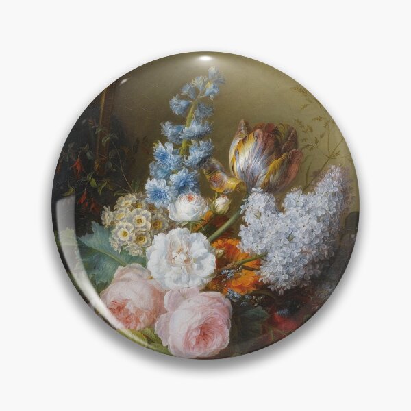 Item preview, Blush Roses, Cornelis van Spaendonck  (1756-1840) designed and sold by queen-consort.