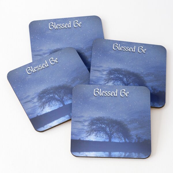 Item preview, Blessed Be Oak Tree and Crescent Moon designed and sold by Stephanie Laird.