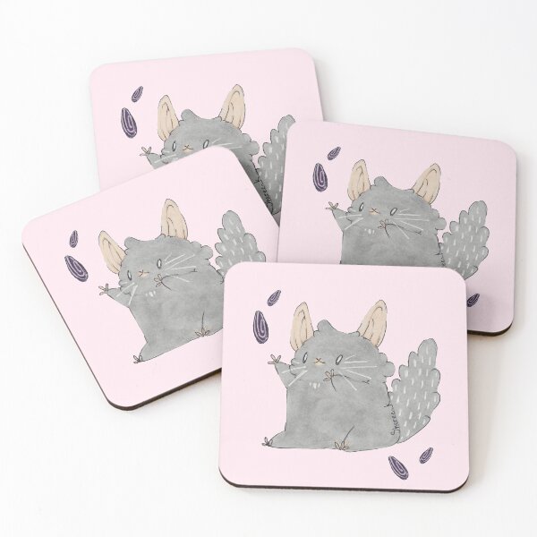 Item preview, Happy Chinchilla catches many raisins designed and sold by Shereen Keshvadian.