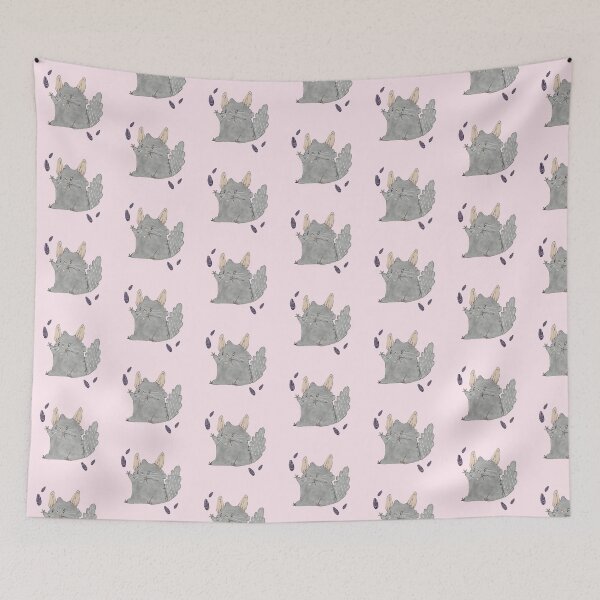 Item preview, Happy Chinchilla catches many raisins designed and sold by Shereen Keshvadian.