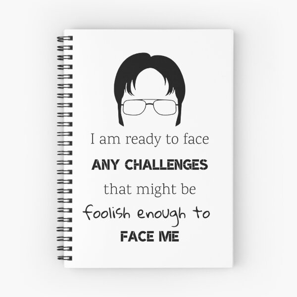Item preview, The Office Dwight quote, I am ready to face any challenge that might be foolish enough to face me designed and sold by printernet.