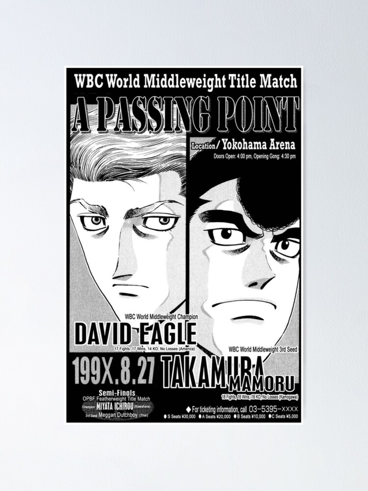 Hajime no Ippo Poster Date vs Martinez Fight Poster by willn45