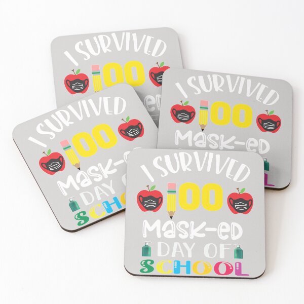 Item preview, I Survived 100 Masked School Days 100th Days Of School designed and sold by GINIART.