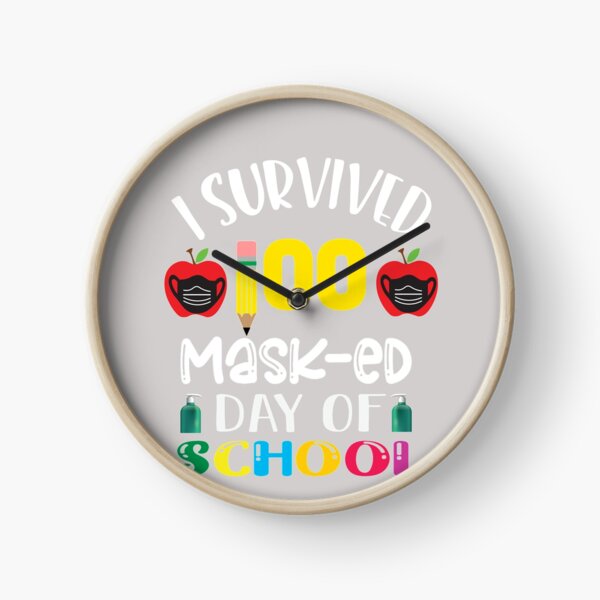 Item preview, I Survived 100 Masked School Days 100th Days Of School designed and sold by GINIART.