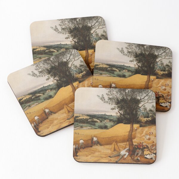 Item preview, THE HARVESTERS, WHEAT FIELDS  IN THE SUMMER LANDSCAPE by Brueghel designed and sold by BulganLumini.