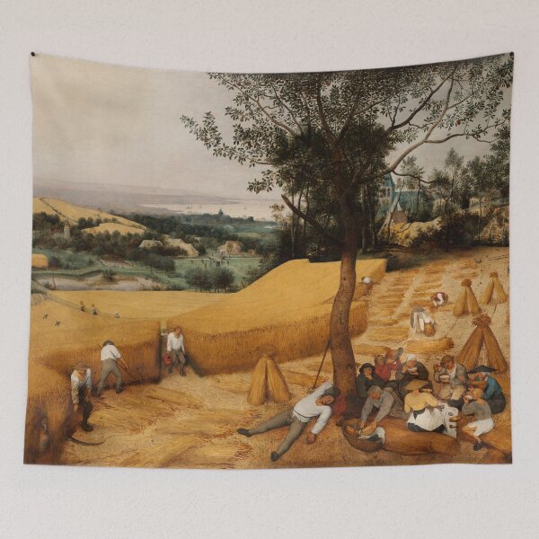 Item preview, THE HARVESTERS, WHEAT FIELDS  IN THE SUMMER LANDSCAPE by Brueghel designed and sold by BulganLumini.