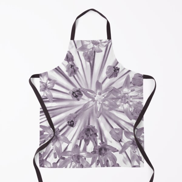 Item preview, Abstract Allium  Purple White Flower Head Artwork Artist Jenny Meehan designed and sold by Jenny Meehan Art Prints and Patterns  .