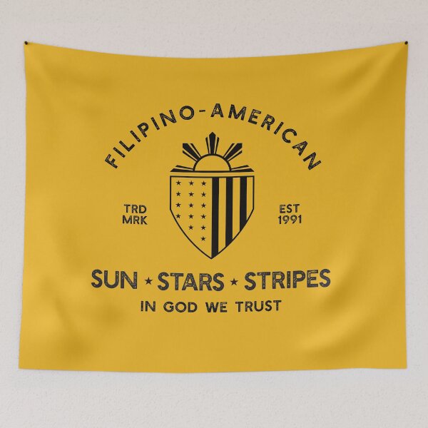Item preview, Filipino-American Sun, Stars, Stripes "In God We Trust" designed and sold by TatteredFaith.