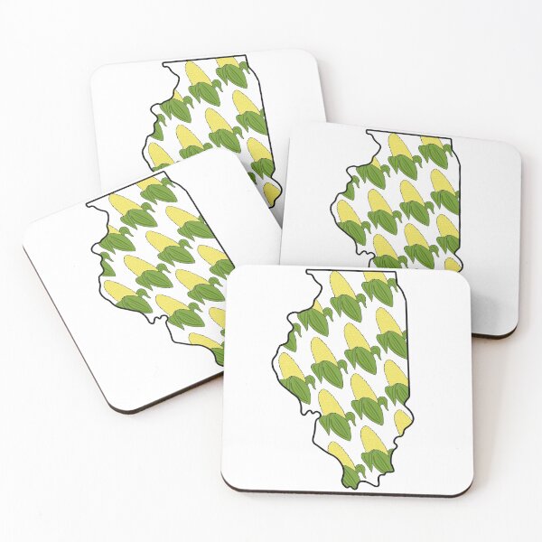Item preview, Illinois Corn White background designed and sold by aliciaramones.