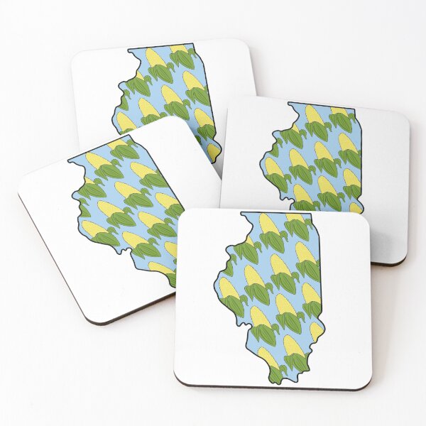 Item preview, Illinois Corn Blue Background designed and sold by aliciaramones.