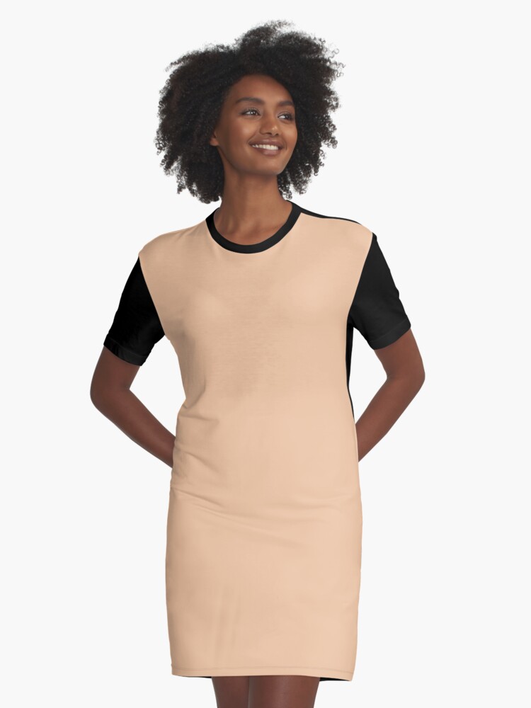 Solid color best sale t shirt dress