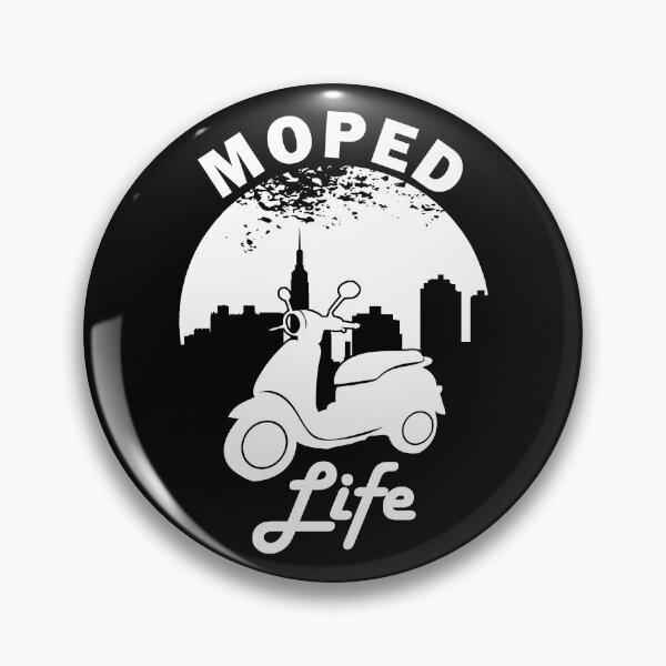 Item preview, Moped Life Moped Rider designed and sold by Adel Qasem.