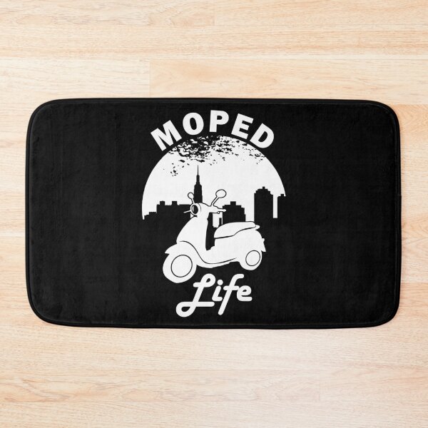 Item preview, Moped Life Moped Rider designed and sold by Adel Qasem.