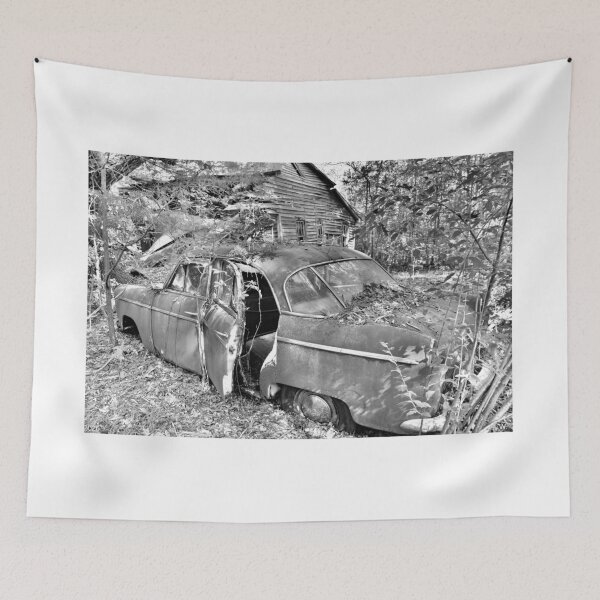 Item preview, Abandoned Willy's Aero Black And White designed and sold by LisaWootenPhoto.