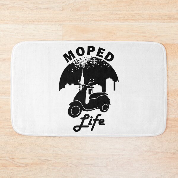 Item preview, Moped Life Moped Rider designed and sold by Adel Qasem.