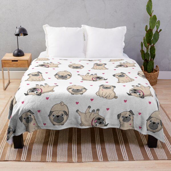 Pug blankets for sale best sale