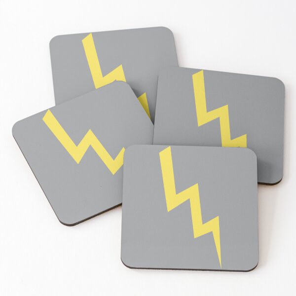 Item preview, Ultimate Gray & Illuminating Yellow Lightning Bolt Print designed and sold by TGIYHome.