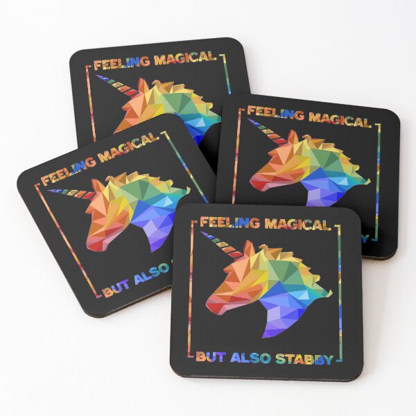 Item preview, Feeling Magical But Also Stabby LGBT designed and sold by Maxartdesigns.
