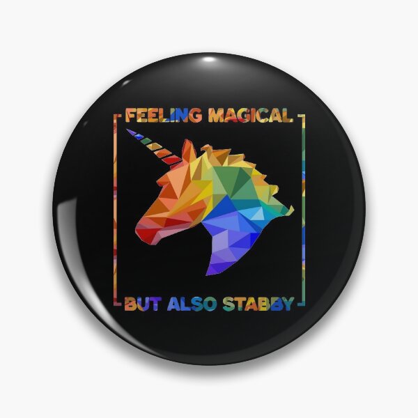 Item preview, Feeling Magical But Also Stabby LGBT designed and sold by Maxartdesigns.