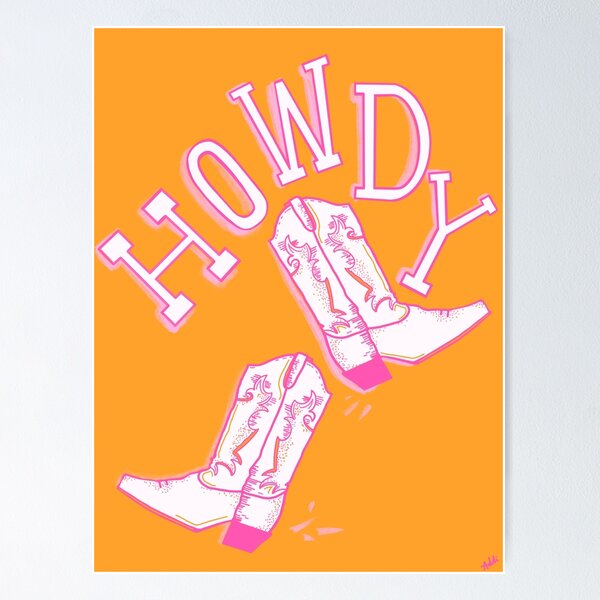 Item preview, Howdy: Orange designed and sold by Loveaddi.
