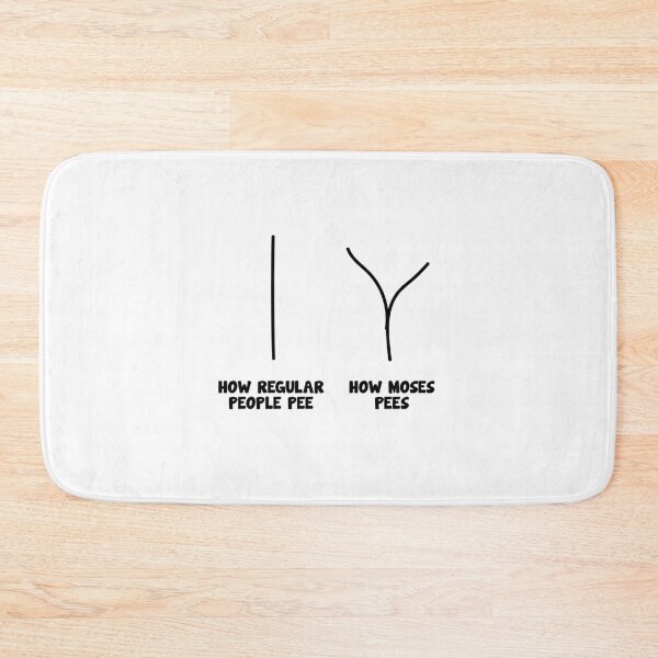 Item preview, How Moses pees designed and sold by PufuMiu.