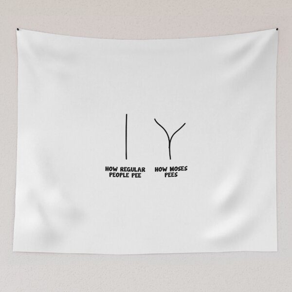 Item preview, How Moses pees designed and sold by PufuMiu.
