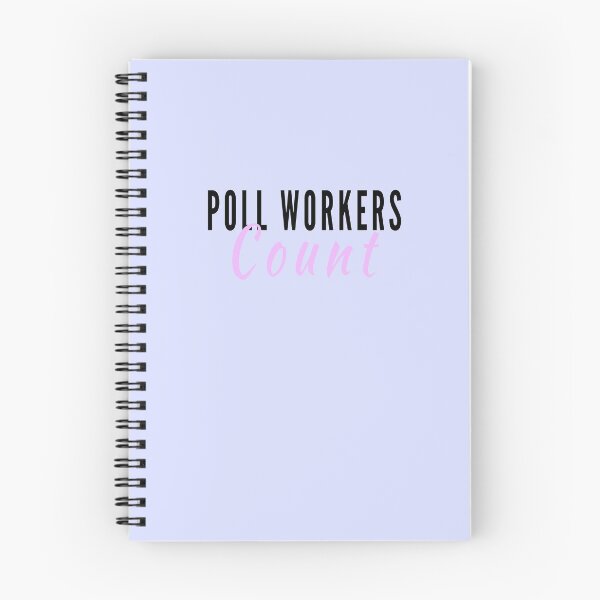 Item preview, Poll Workers Count, Funny Political Pun designed and sold by Spiritualish.