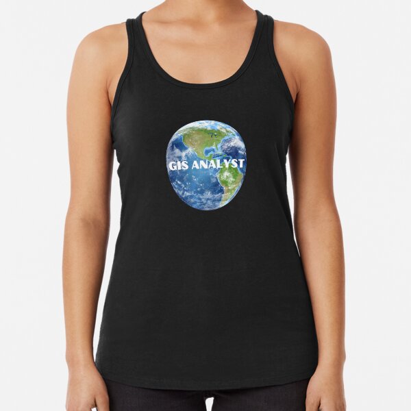 GIS ANALYST Racerback Tank Top