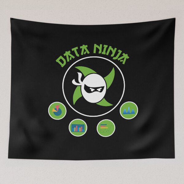 Item preview, Data Ninja Funny Data Pun Data scientist and Data Science   designed and sold by Rzelemenz.